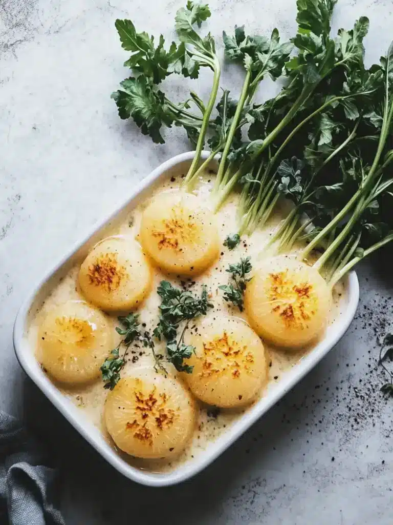 Kohlrabi- und Kartoffelauflauf