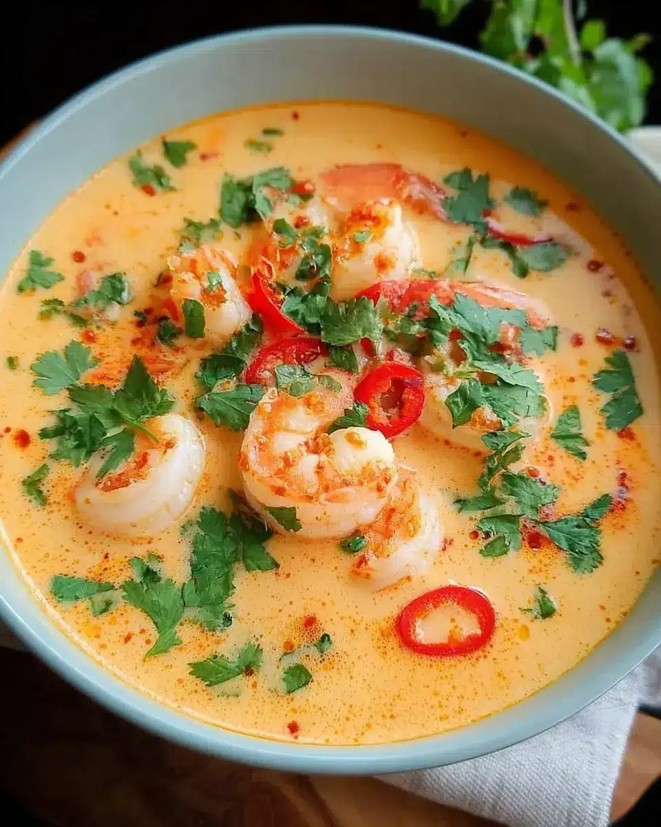 Kokos-Shrimps-Suppe Rezept