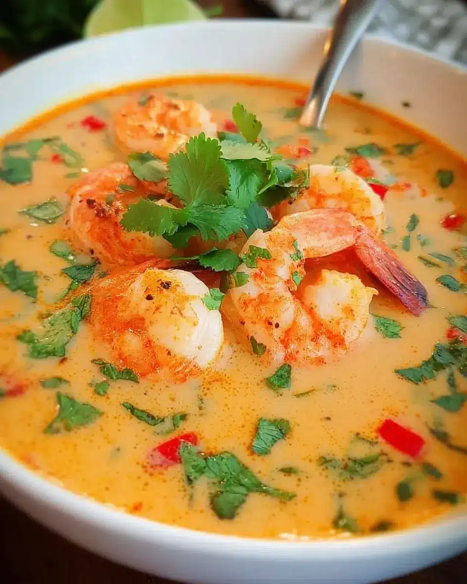 Kokos Shrimps Suppe Rezept
