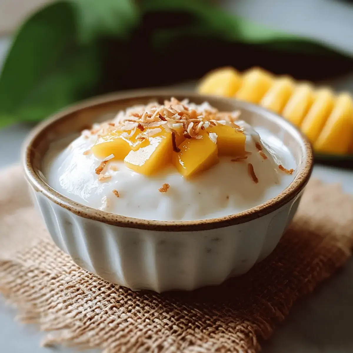 Kokospudding mit 3 Zutaten