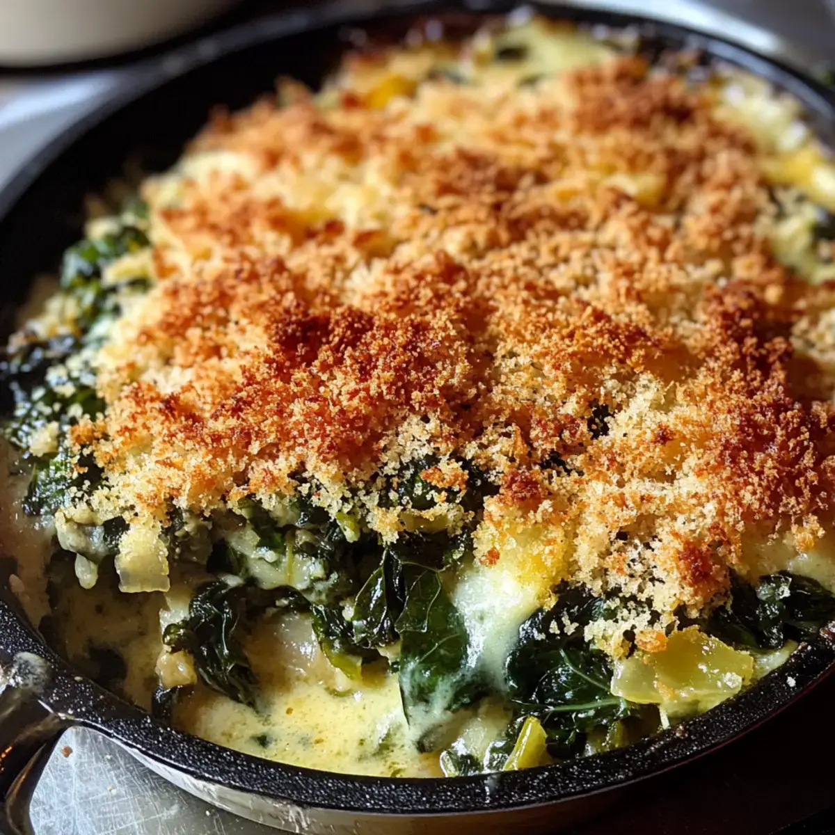 Kollard Greens Gratin mit Knuspriger Kruste – Ein köstliches Erlebnis 2 Kollard Greens Gratin Rezept