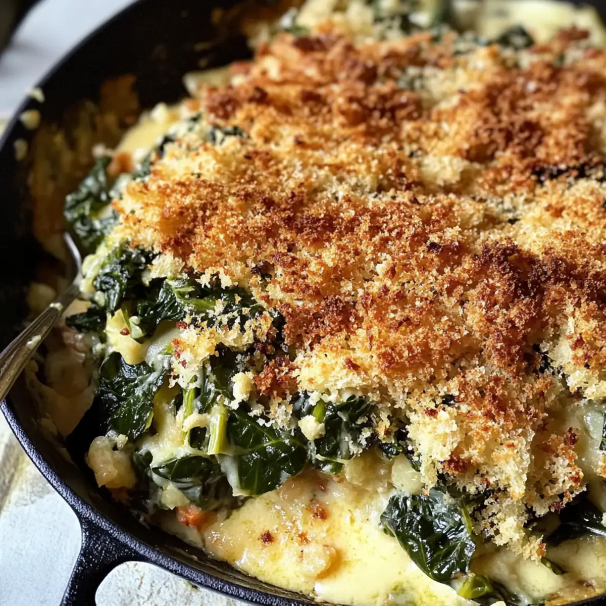 Kollard Greens Gratin Rezept