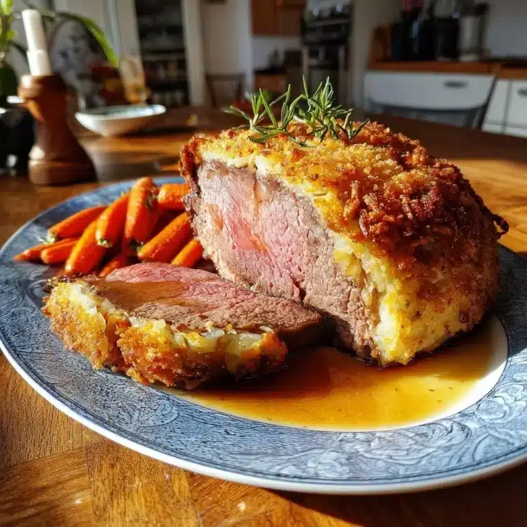 Krustenbraten vom Rind Kartoffel