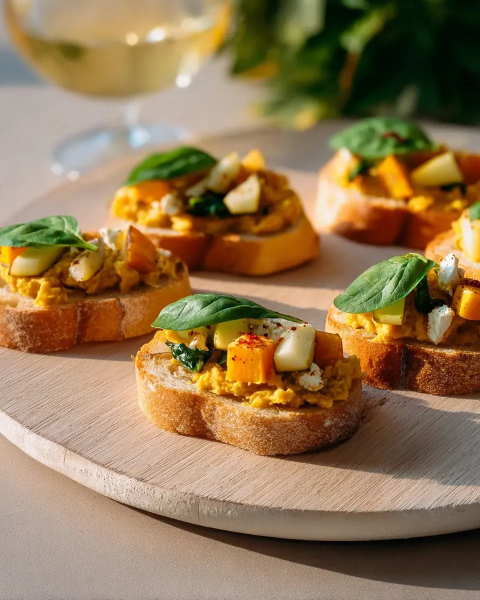 Kürbis Bruschetta