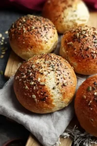 Körnerbrötchen mit Quark – Einfach & Fluffig