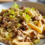Kyse Lauch Pasta mit Hackfleisch 2