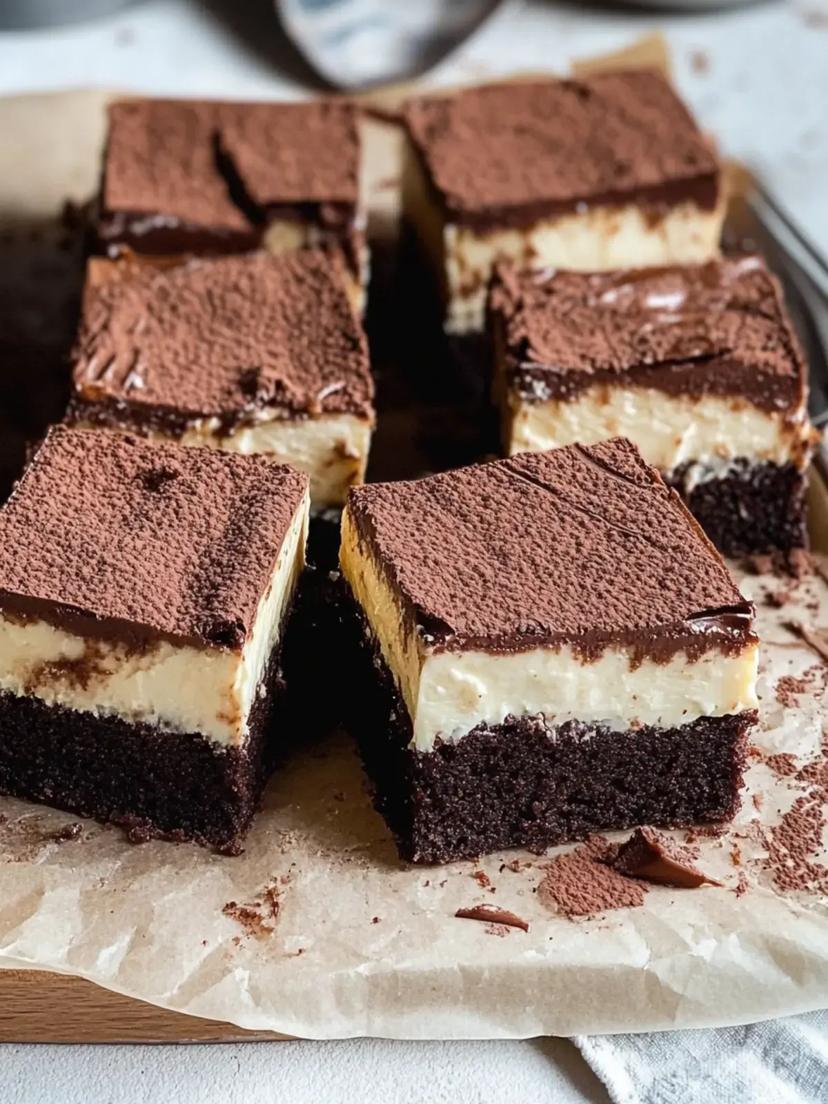 Käsekuchen-Braunies Rezept