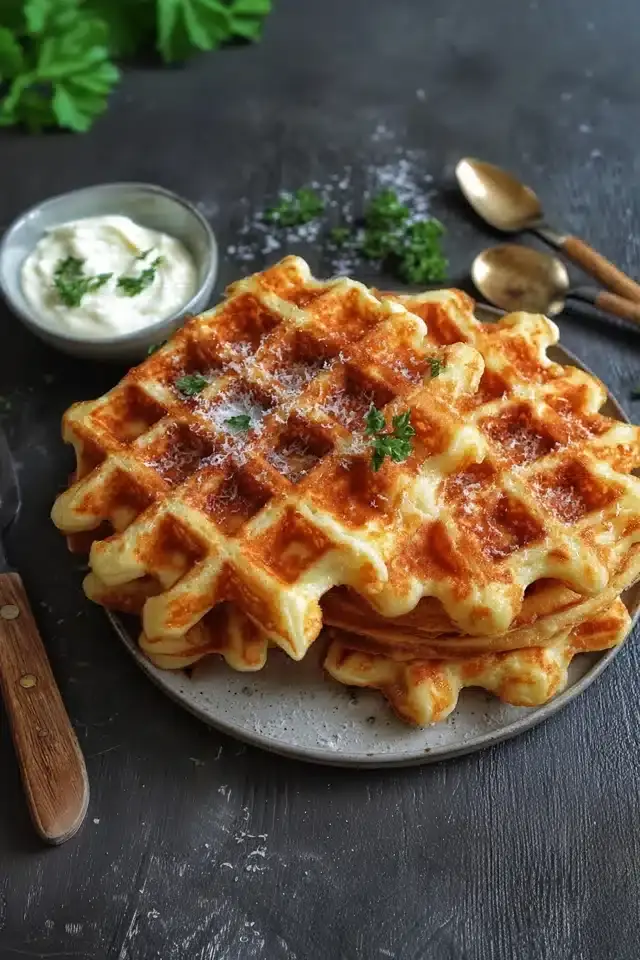 Käsewaffeln