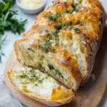 Köstliches italienisches Kräuter- und Käsebrot