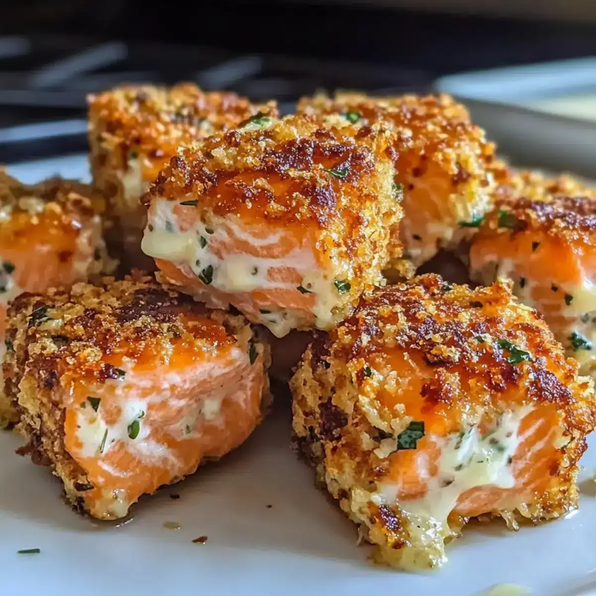 Lachs Bissen Rezept Einfach