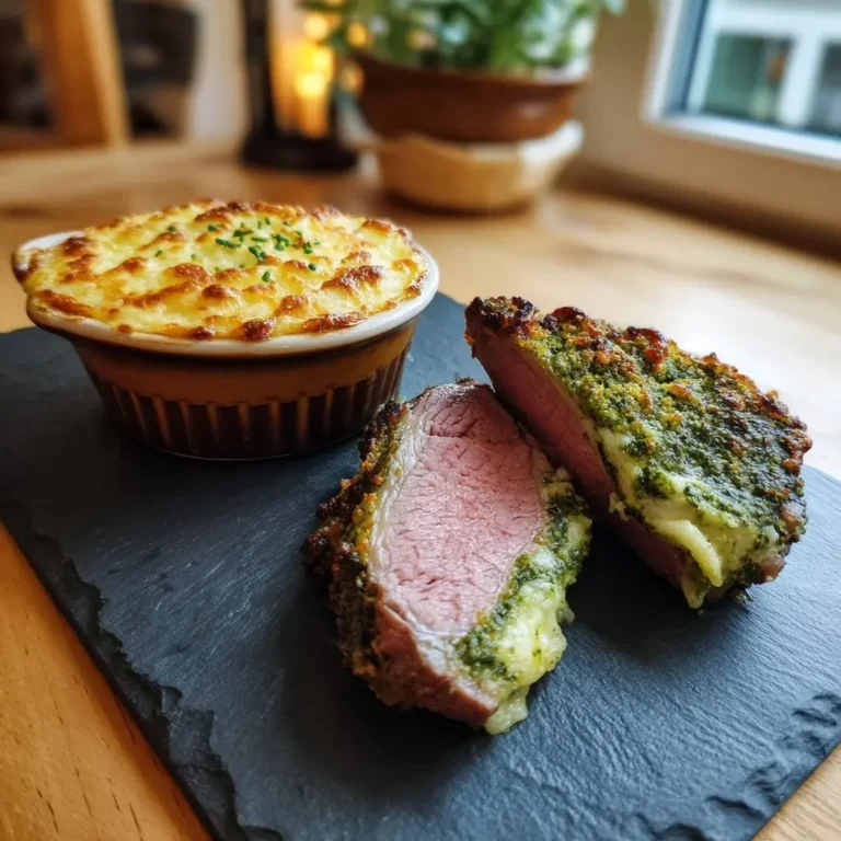 Lammkarree mit Bärlauch-Kruste und cremigem Kartoffelgratin – LNNRW