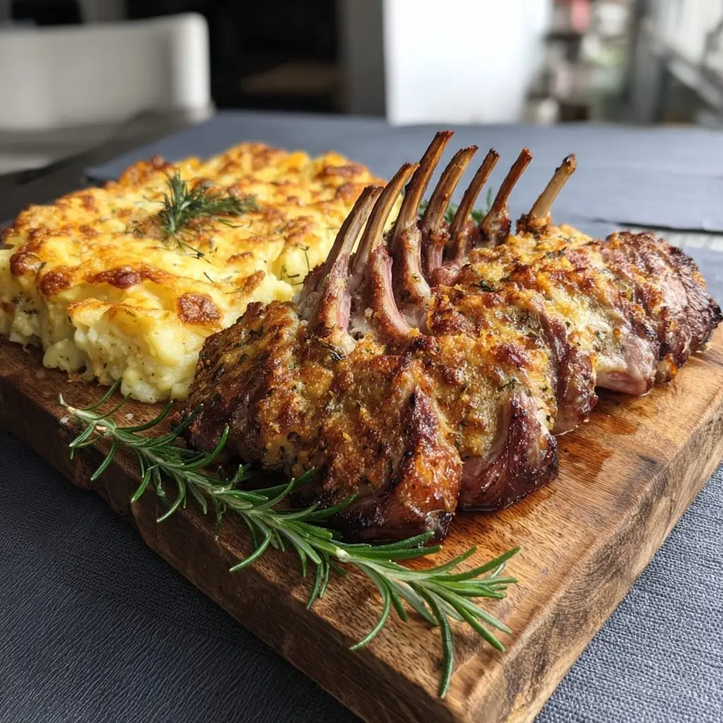 Lammkarree mit Kräuterkruste