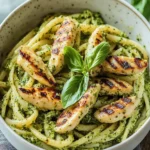 Leckere Gegrillte Hyhnchen Pesto Pasta