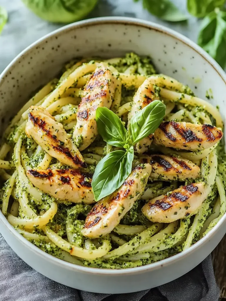 Leckere Gegrillte Hähnchen-Pesto-Pasta In 30 Minuten Genießen
