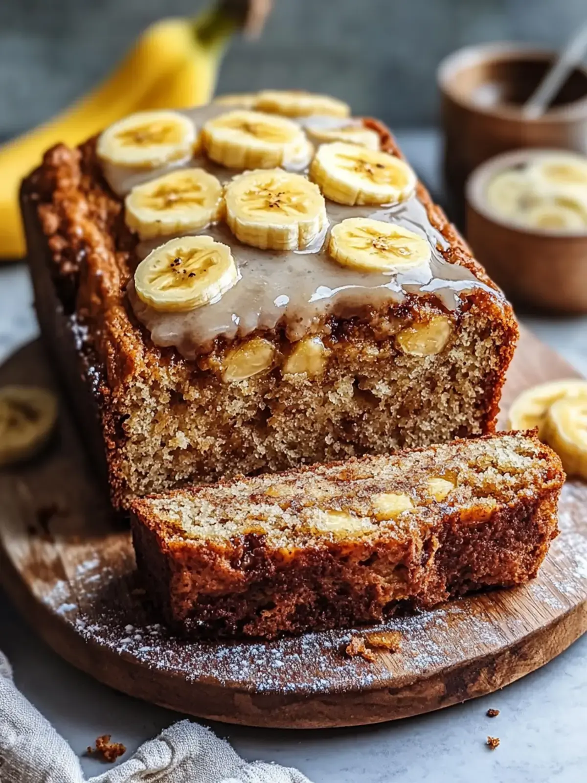 Leckeres Zimtschnecken Bananenbrot