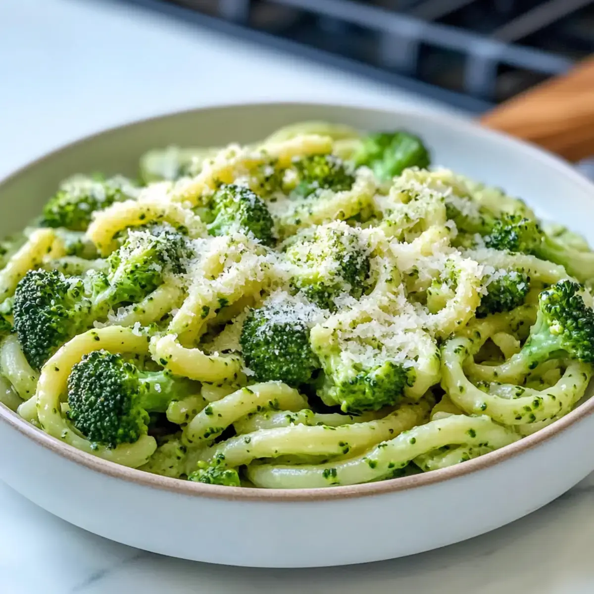 Leichte und gesunde Brokkoli-Pasta