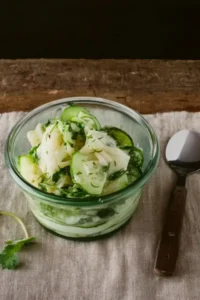 Erfrischender Mairübchensalat mit Gurke