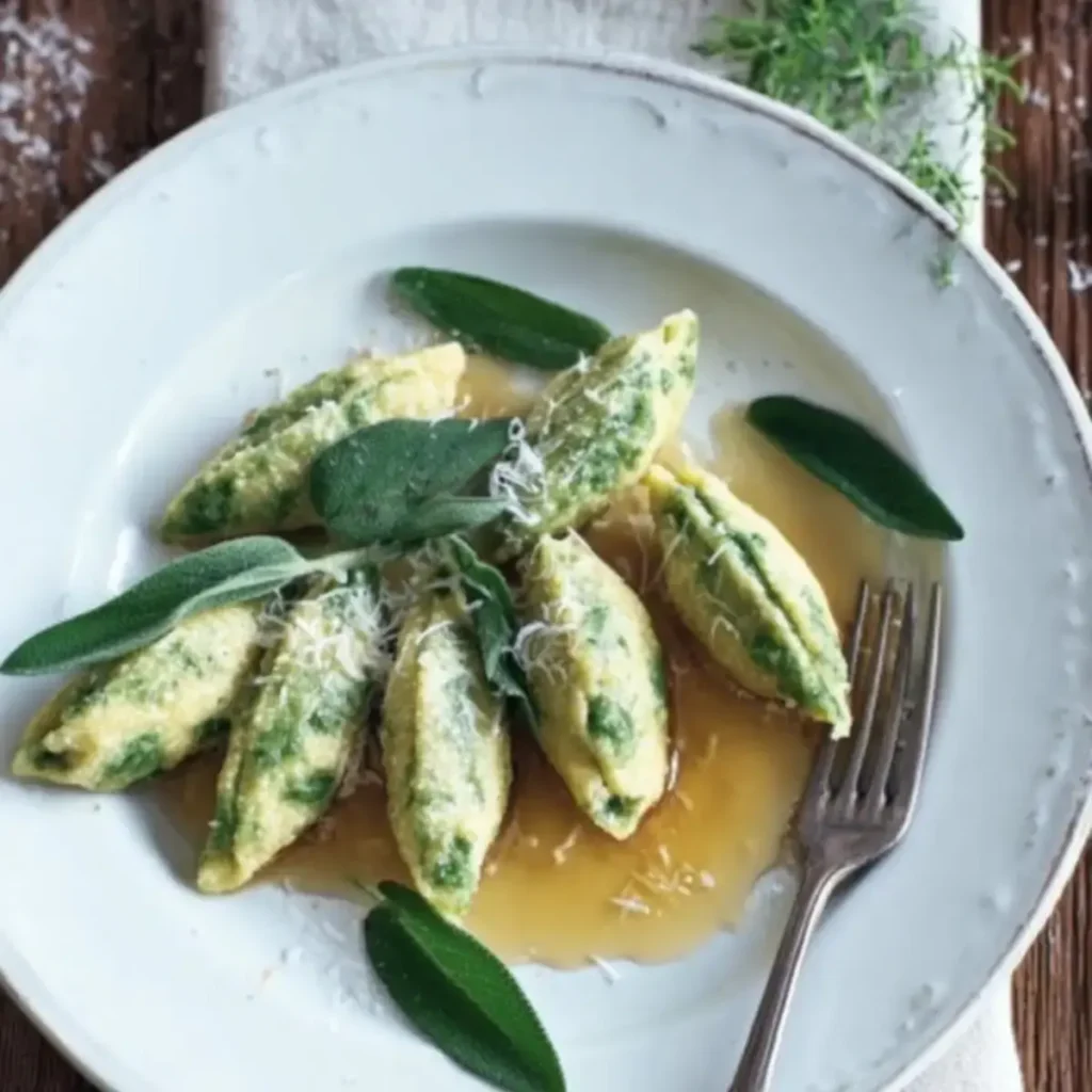 Malfatti mit brauner Butter und Salbei Rezept einfach – Muma’s Kitchen