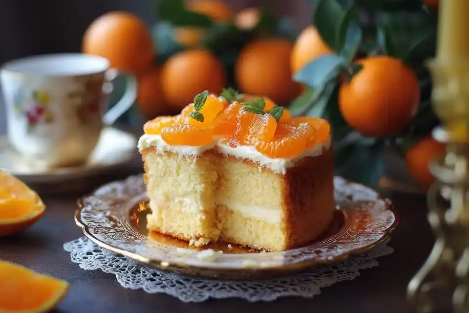 Mandarinen Schmand Kuchen