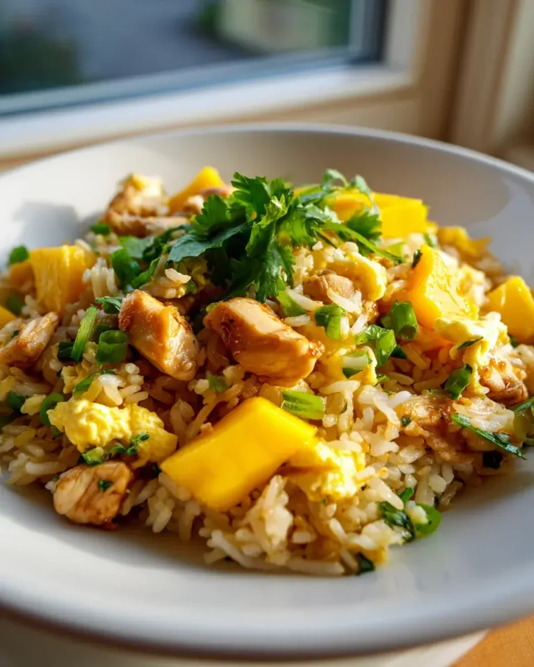 Mango Hühnchen Pfanneneis