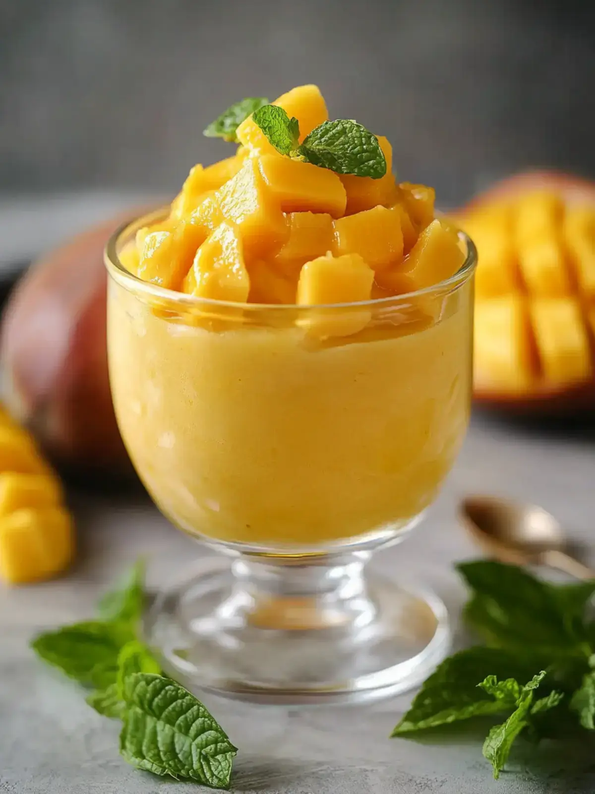 Mango Mousse 3 Zutaten