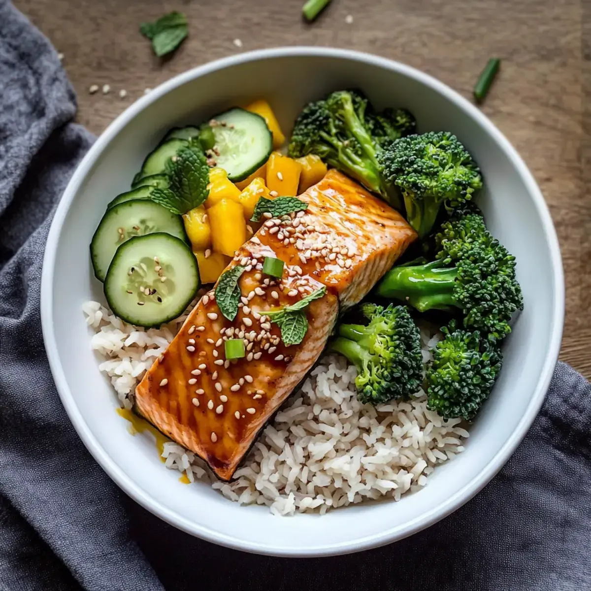 Mango Teriyaki Lachs Rezept
