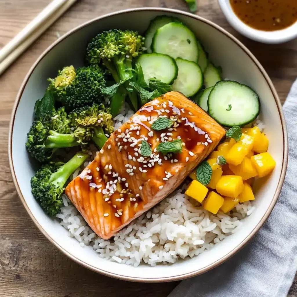 Mango Teriyaki Lachs Rezept