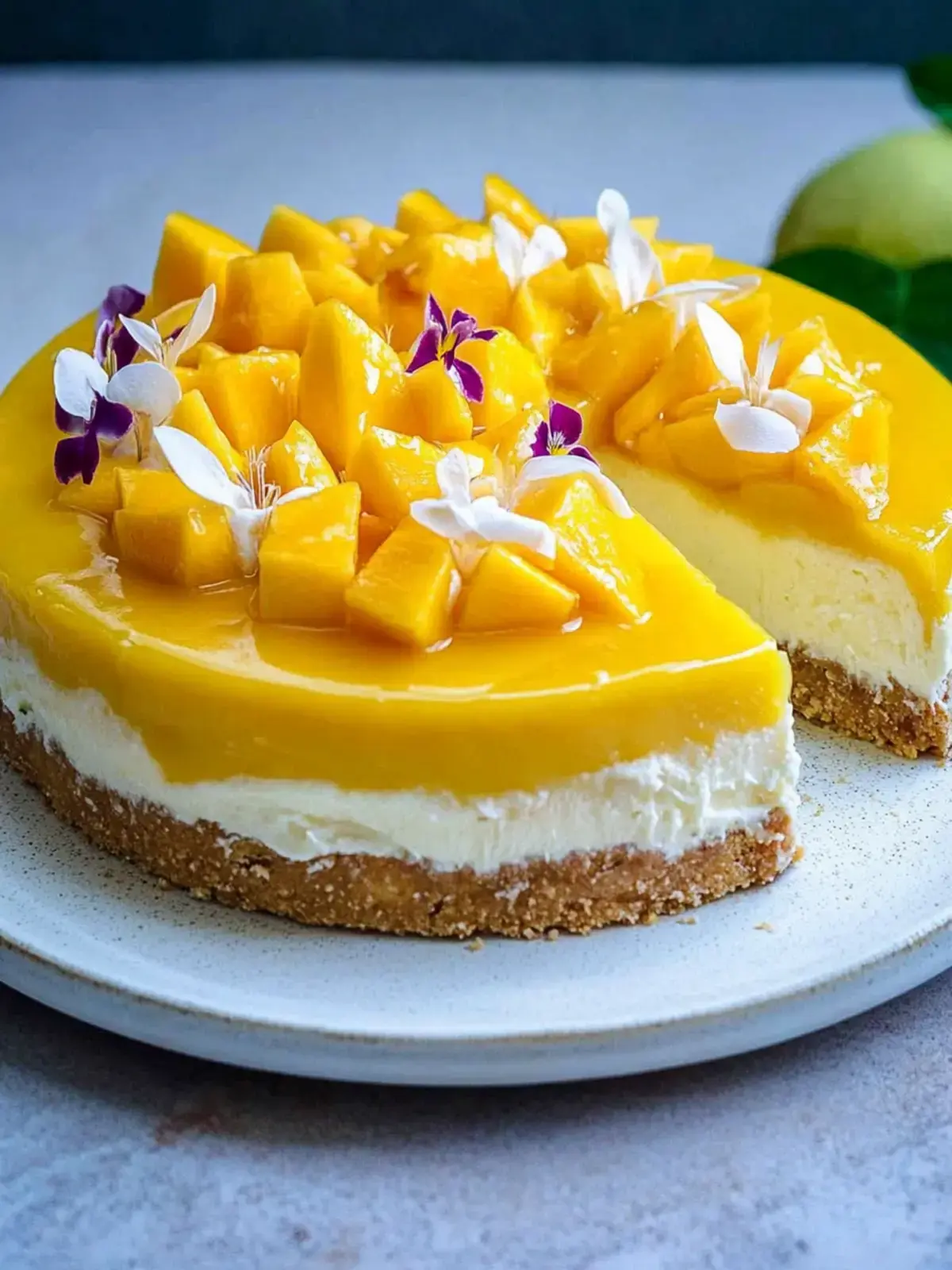 Mango-Torte mit Kokos
