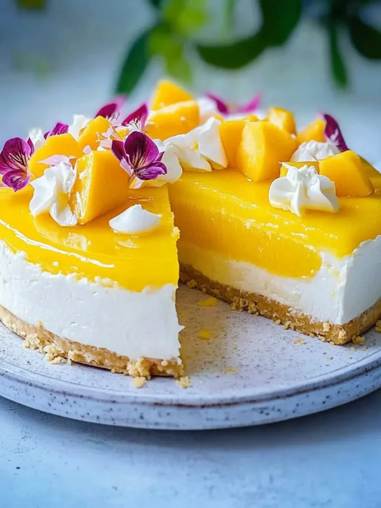 Mango-Torte mit Kokos