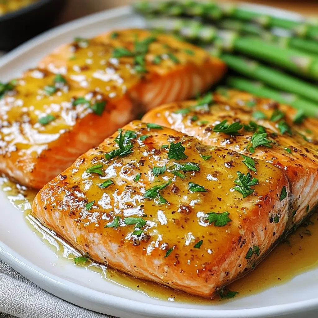Maple Dijon Glazed Salmon