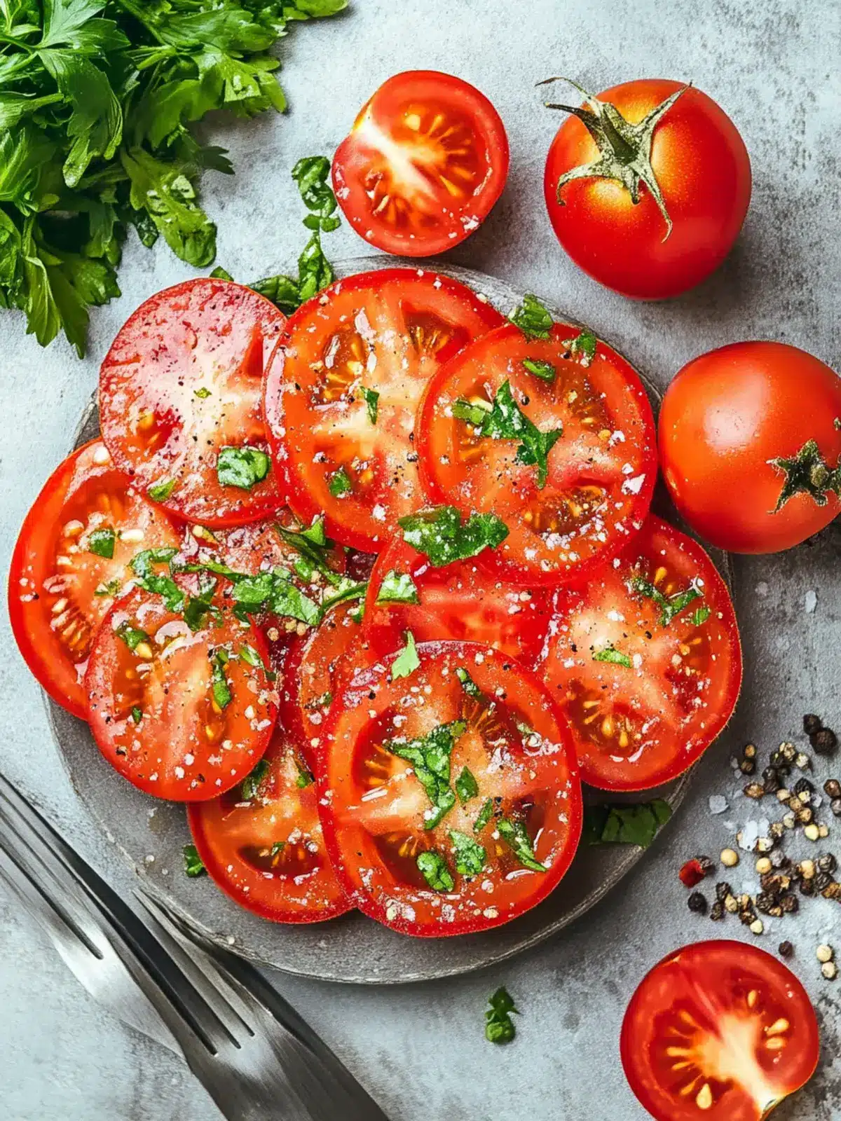 Marinierte Tomaten