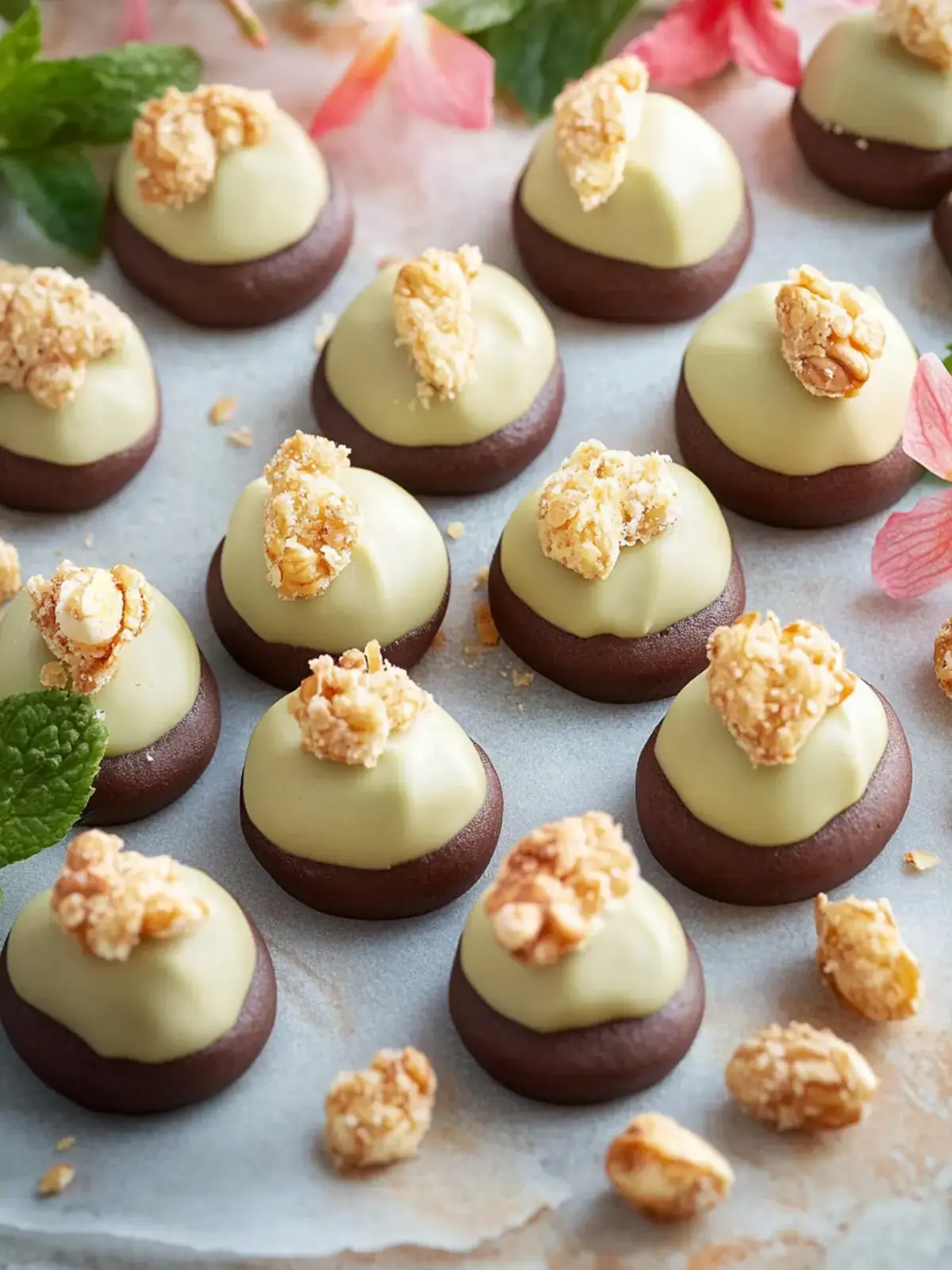 Marzipan-Makronen mit Haselnüssen
