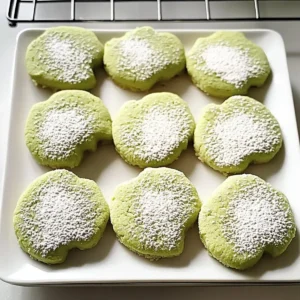 Vegane und glutenfreie Matcha-Zucker-Kekse