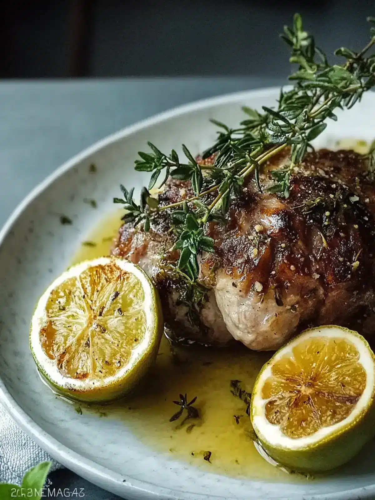 Mediterrane Lammkeule aus dem Backofen