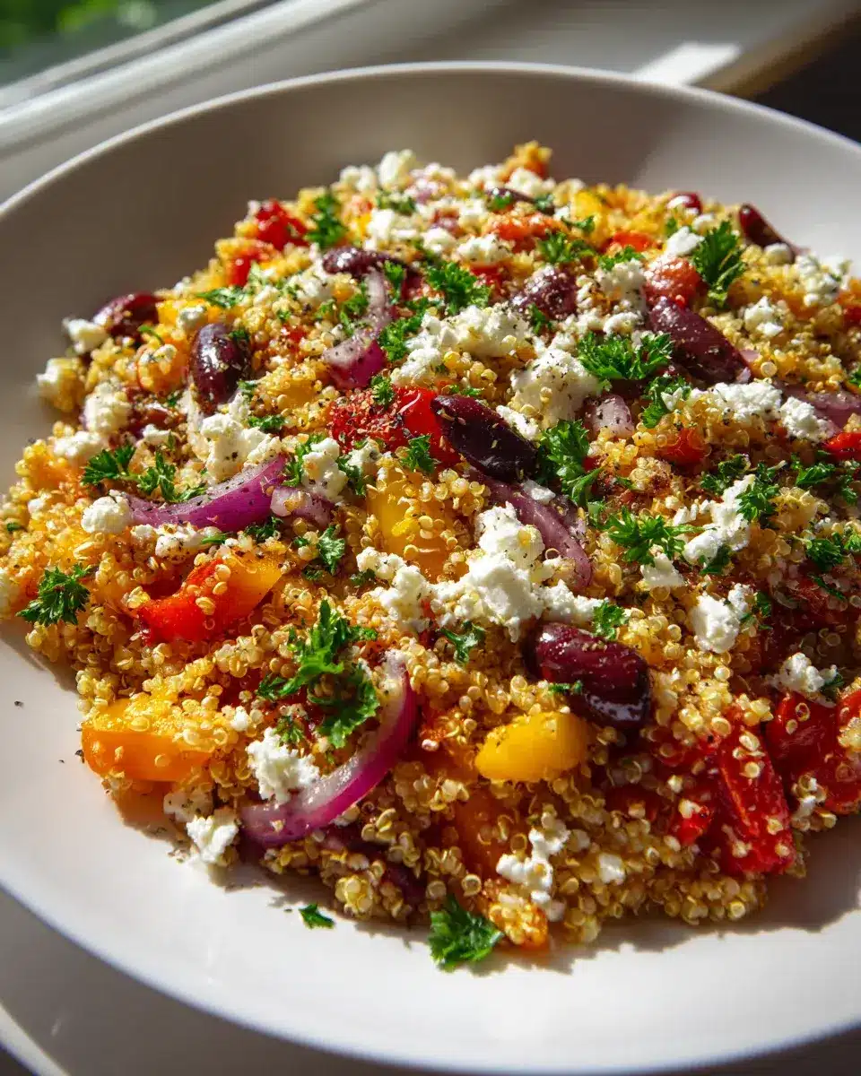 Mediterrane Quinoa-Pfanne