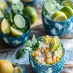 Mexikanische Straßenmaissalatbecher