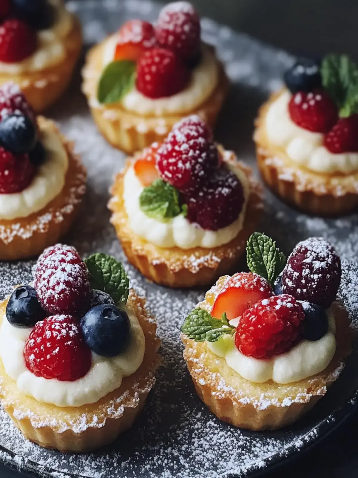 Mini-Frucht-Tartelettes