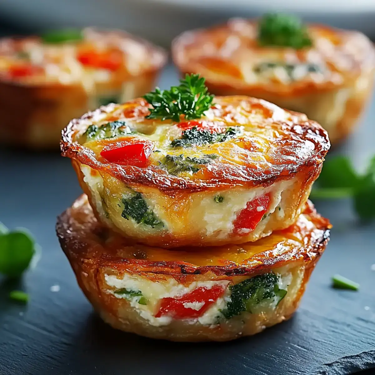Mini Quiches mit Gemüse