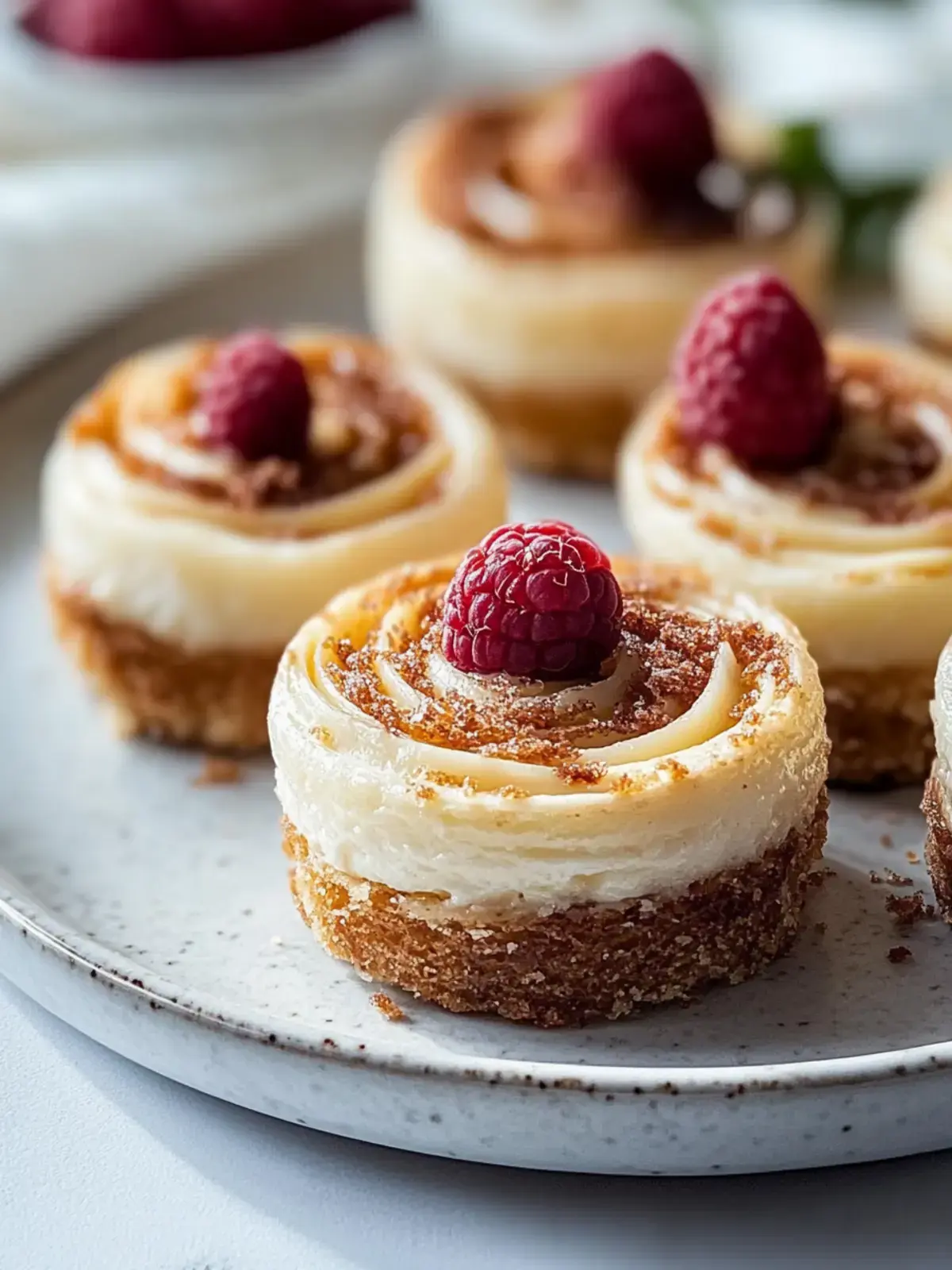 Mini Zimtschnecke Käsekuchen