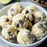 Minz Schokoladenstückchen Proteinbällchen
