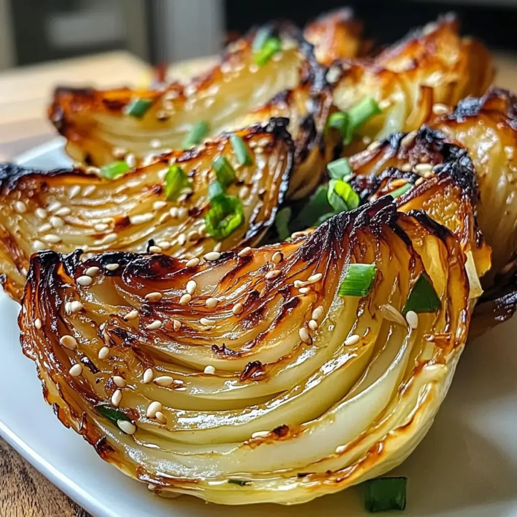 Einfache Miso Butter Röstkohlkeile für ein köstliches Erlebnis