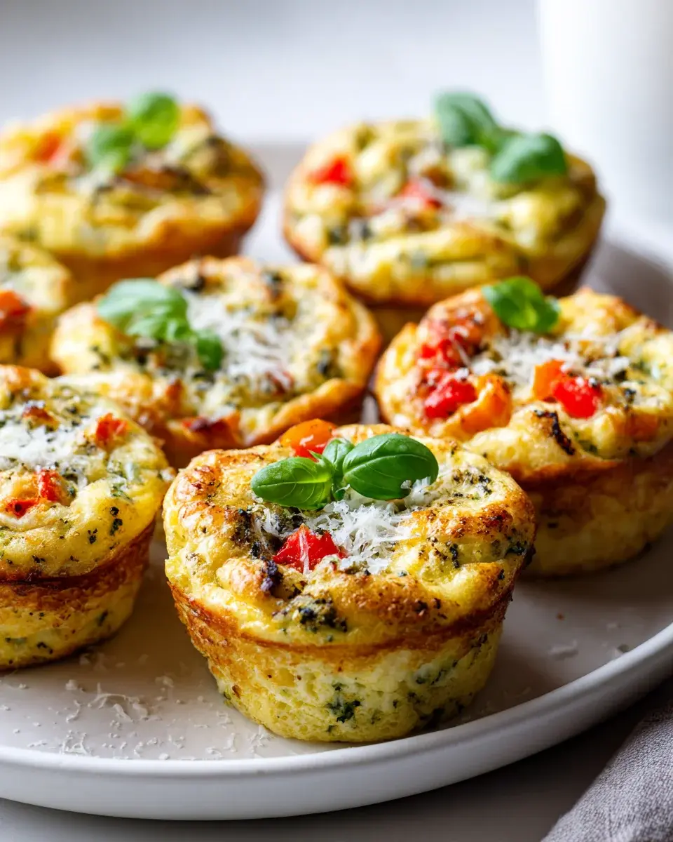 Mozzarella Pesto Frühstücks-Ei Muffins – Lecker und gesund! - cinnamonbelle 2 Mozzarella Pesto Frühstücks-Ei Muffins