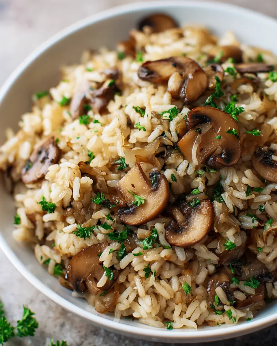 Mushroom Rice