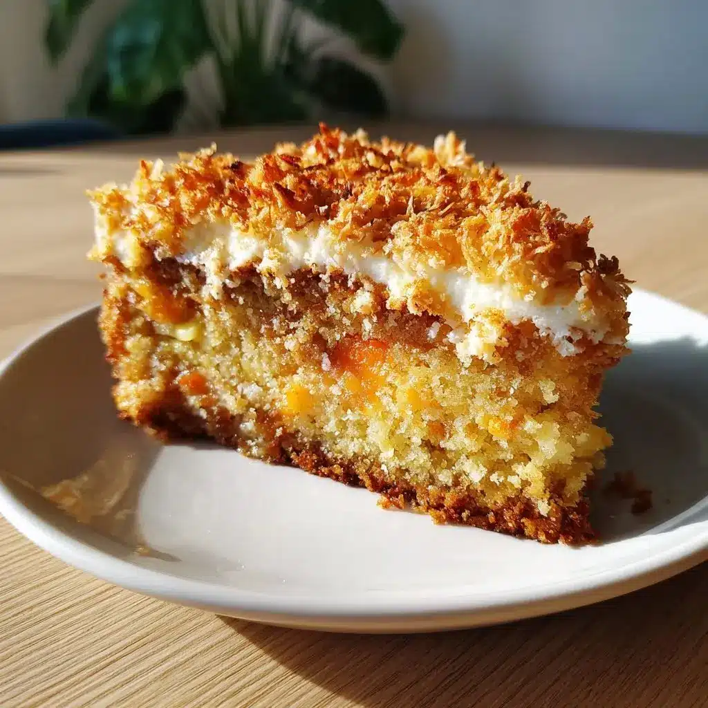 Möhren Ananas Kuchen Kokos Streusel