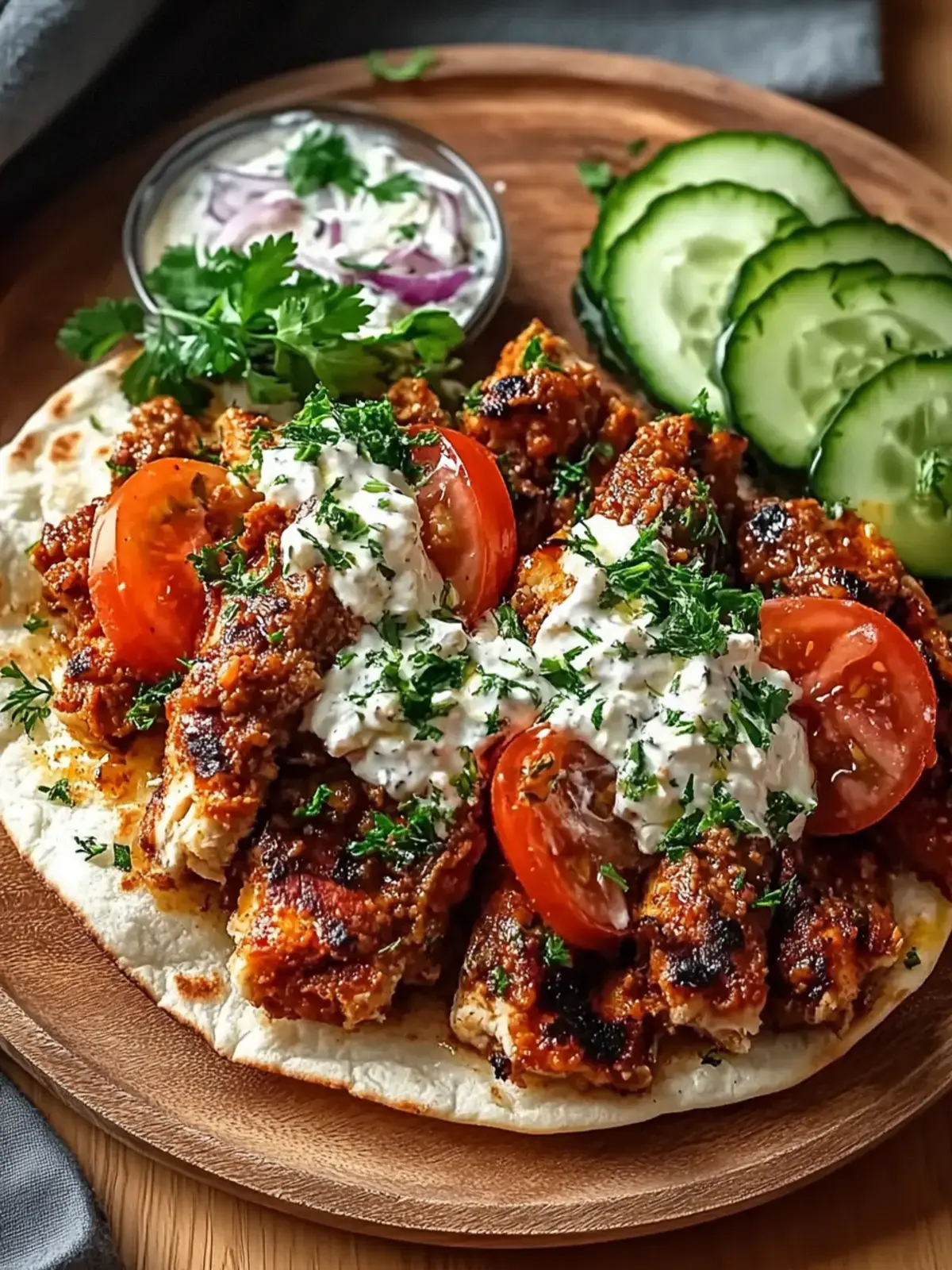 Niedrig Kohlenhydrat Gyros