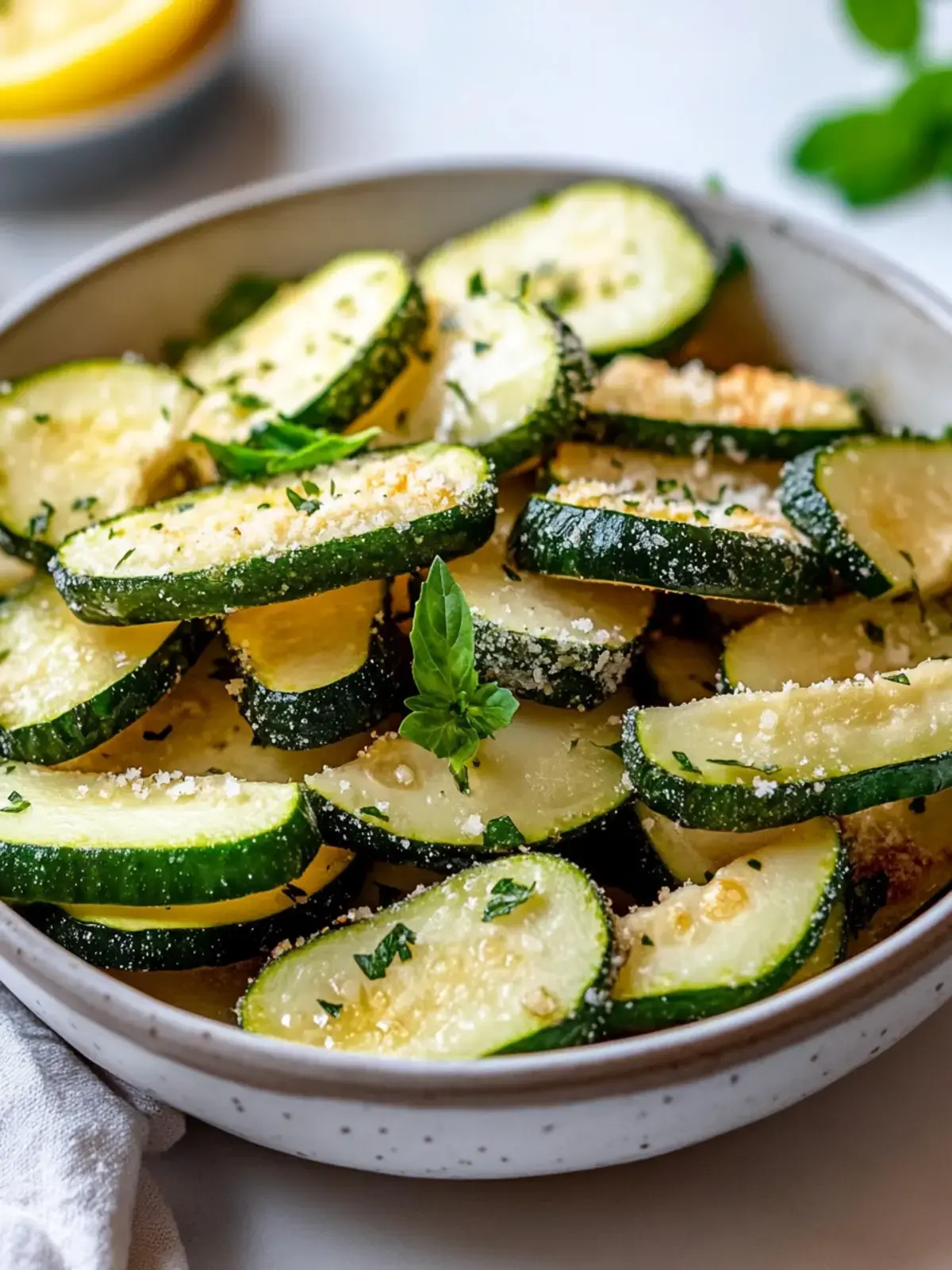 Niedrig-Kohlenhydrat Zucchini Pommes