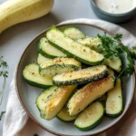 Niedrig Kohlenhydrat Zucchini Pommes
