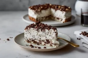 No-Bake Stracciatella Torte – einfach & cremig
