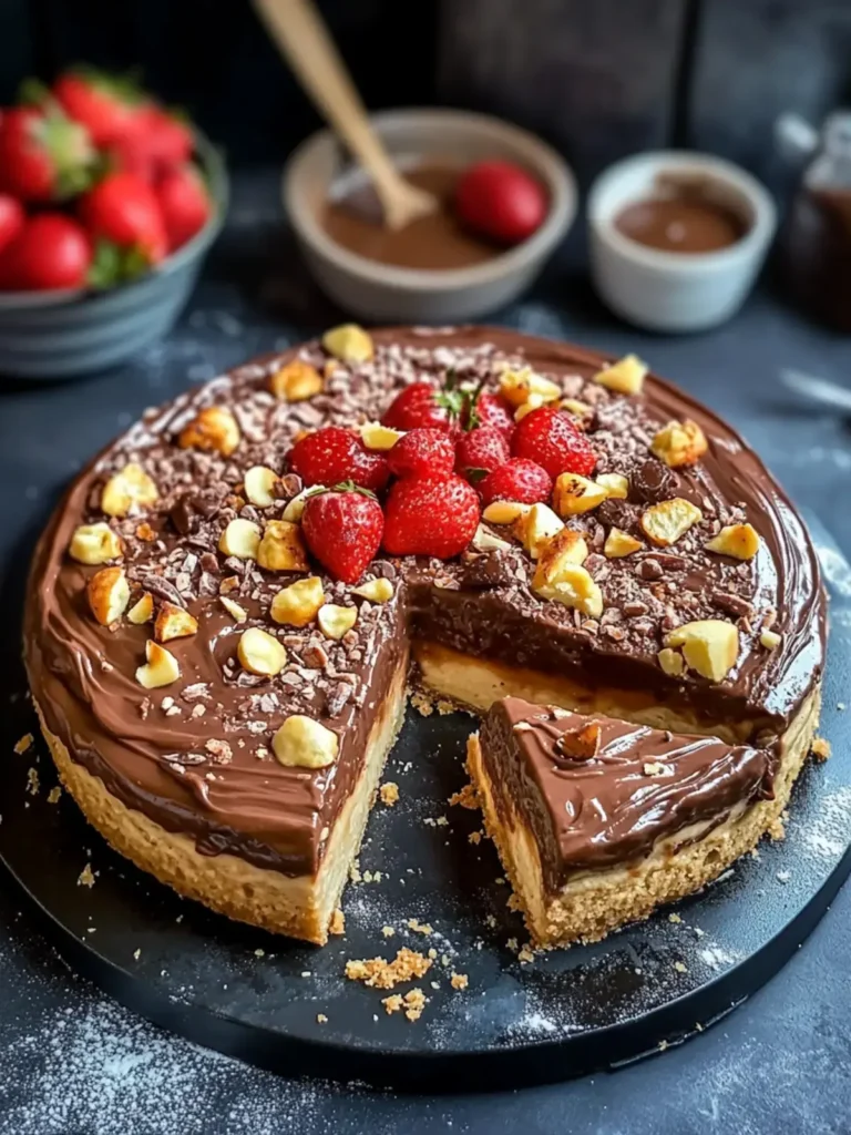 Himmlischer Nutella Käsekuchen: Cremig, schnell und ohne Backen