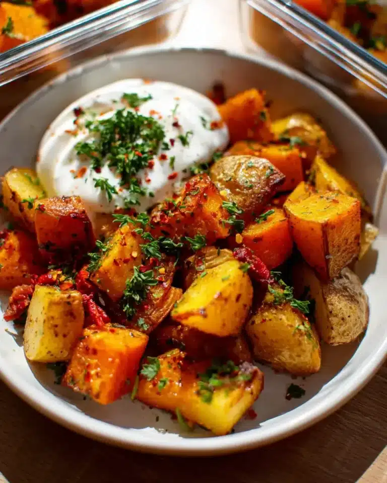 Ofenkartoffeln mit Kürbis – Einfaches Blechrezept für Genießer – Snackerra